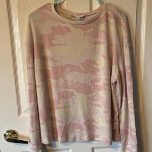 Pink Camo Long Sleeve Tee